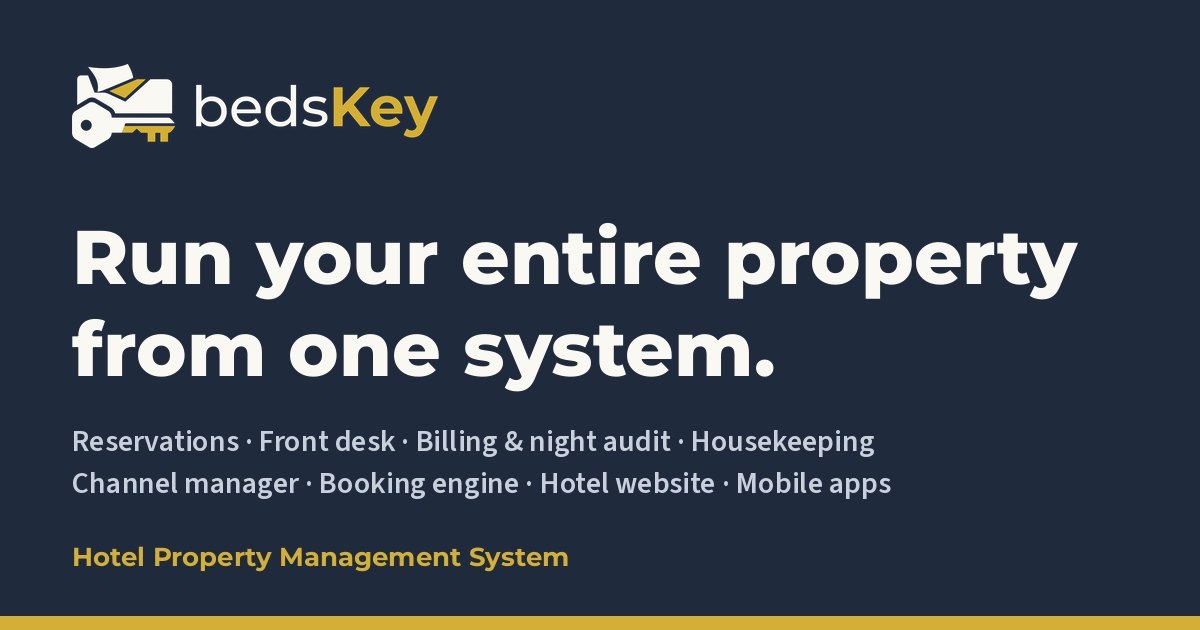 Sample Inventory Management Data bedsKey — Hotel Property Management System (PMS)